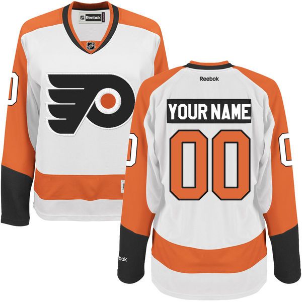 Reebok Philadelphia Flyers Women Premier Away Custom NHL Jersey - White